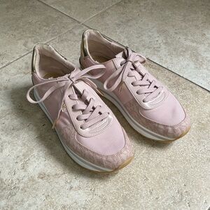 Michael Kors Monique Trainer Ballet Pink Logo Sneaker